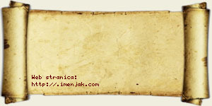 Jasmina Ćetković vizit kartica